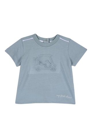 T-shirt Lichtblauw