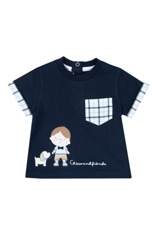 T-shirt - Marineblauw
