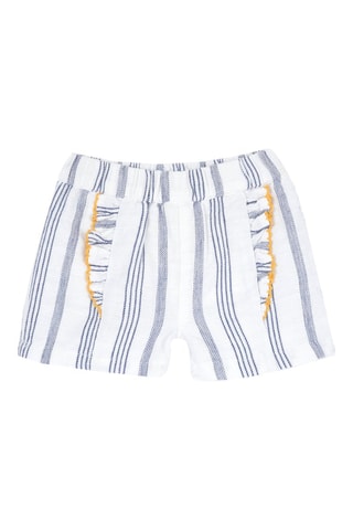 Linnen Short - Wit