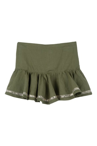 Linnen Rok - Groen