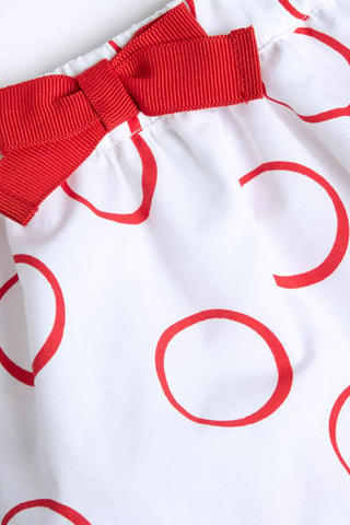 Rok - Wit en Rood