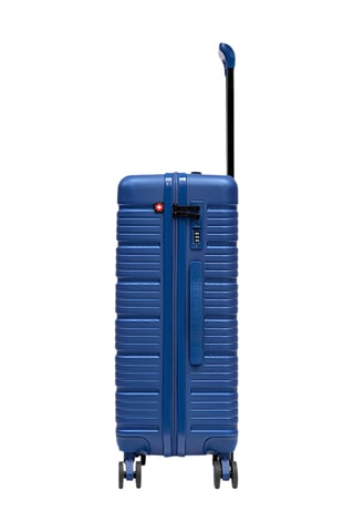Juego de 3 maletas Lugano (S/M/L) - 55,5/65,5/74,5 cm - Azul marino