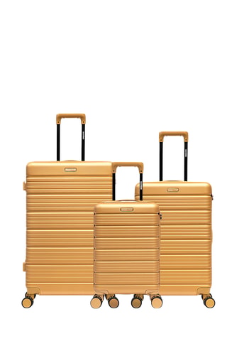 Juego de 3 maletas Lugano (XS/M/L) - 52/65,5/74,5 cm - Beige
