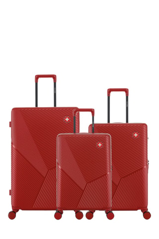 Juego de 3 maletas Fribourg (S/M/L) - 59/66/76 cm - Burdeos