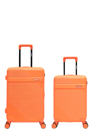 Maleta de cabina y maleta mediana Wohlen (S/M) - 56/66,5 cm - Naranja