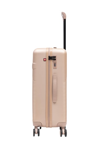 Juego de 3 maletas Wohlen (S/M/L) - 56/66,5/75,5 cm - Beige