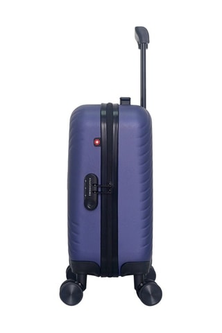 Maleta de cabina low cost (XS) Spiez - 46 cm  - Negro, rojo, azul y plateado