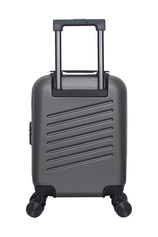 Maleta de cabina low cost (XS) Zurich - 46 cm  - Negro, rojo, plateado y gris