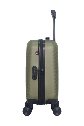 Maleta de cabina low cost (XS) Spiez - 46 cm  - Negro, rojo, verde y plateado