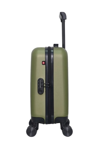Maleta de cabina low cost (XS) Zurich - 46 cm  - Negro, rojo, verde y plateado