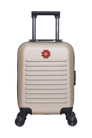 Maleta de cabina low cost (XS) y vanity Wil - 30/46 cm - Beige