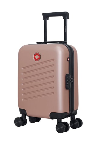 Maleta de cabina low cost (XS) Zurich - 46 cm  - Negro, rojo, rosa, dorado y plateado