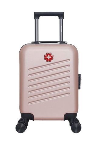 Maleta de cabina low cost (XS) Zurich - 46 cm  - Negro, rojo, rosa, dorado y plateado