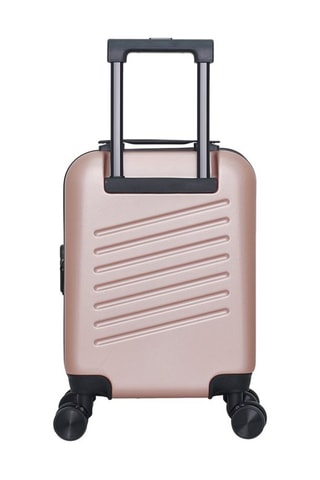 Maleta de cabina low cost (XS) Zurich - 46 cm  - Negro, rojo, rosa, dorado y plateado