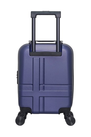Maleta de cabina low cost (XS) Uster - 46 cm  - Negro, rojo, azul y plateado