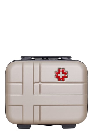Vanity Uster K - 23 cm  - Negro, beige, rojo y plateado