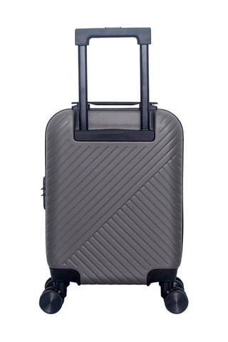 Maleta de cabina low cost (XS) Spiez - 46 cm  - Negro, rojo, plateado y gris