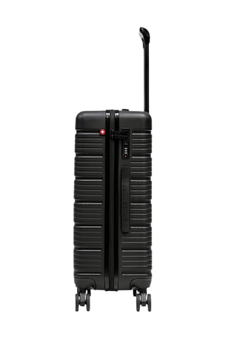 Juego de 3 maletas Lugano (S/M/L) - 55,5/65,5/74,5 cm - Negro