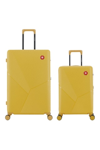 Maleta de cabina y maleta grande Fribourg (S/L) - 59/76 cm - Amarillo