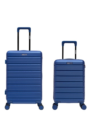 Maleta de cabina low cost y maleta mediana Lugano (XS/M)  - 52/65,5 cm - Azul marino