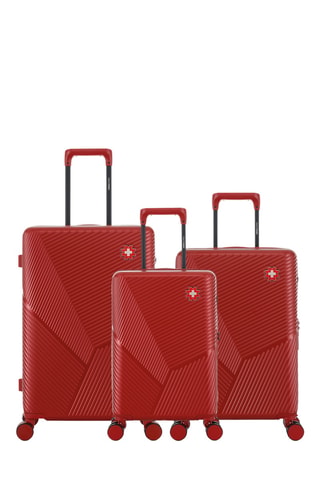 Juego de 3 maletas Fribourg (XS/S/M) - 55/59/66 cm - Burdeos