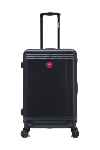 Maleta de cabina y maleta mediana Gstaad (S/M) - 55/65 cm - Negro