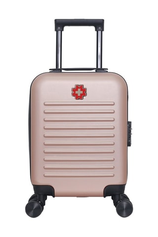 Maleta de cabina low cost (XS) y vanity Wil - 30/46 cm - Rosa