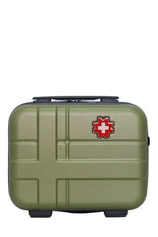 Vanity Uster K - 23 cm  - Negro, rojo, verde y plateado