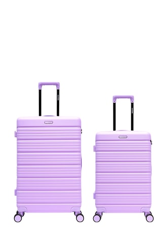 Maleta mediana y maleta grande Lugano (M/L) - 65,5/74,5 cm - Violeta