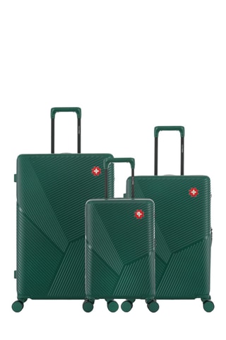 Juego de 3 maletas Fribourg (XS/M/L) - 55/66/76 cm - Verde oscuro