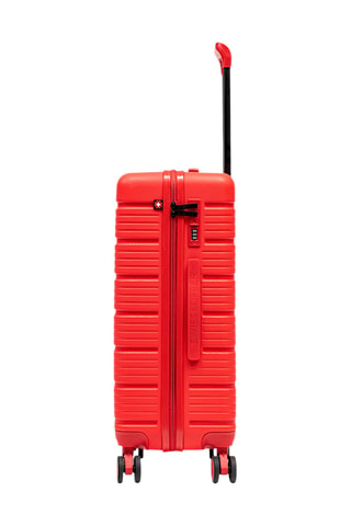 Juego de 3 maletas Lugano (S/M/L) - 55,5/65,5/74,5 cm - Rojo