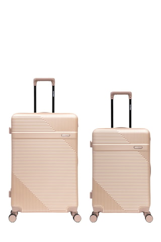 Maleta mediana y maleta grande Wohlen (M/L) - 66,5/75,5 cm - Beige