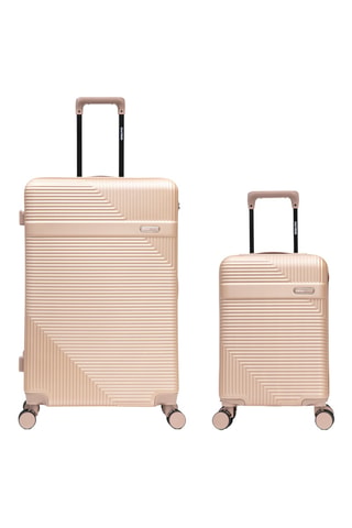 Maleta de cabina low cost y maleta grande Wohlen (XS/L) - 52/75,5 cm - Beige