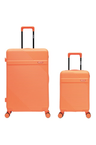 Maleta de cabina low cost y maleta grande Wohlen (XS/L) - 52/75,5 cm - Naranja