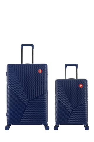Maleta de cabina y maleta grande Fribourg (S/L) - 59/76 cm - Azul oscuro