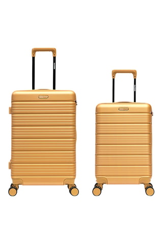 Maleta de cabina y maleta mediana Lugano (S/M) - 55,5/65,5 cm - Beige