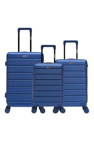 Juego de 3 maletas Lugano (XS/S/M)  - 52/55,5/65,5 cm - Azul marino