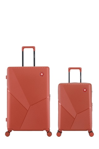 Maleta de cabina y maleta grande Fribourg (S/L) - 59/76 cm - Naranja oscuro