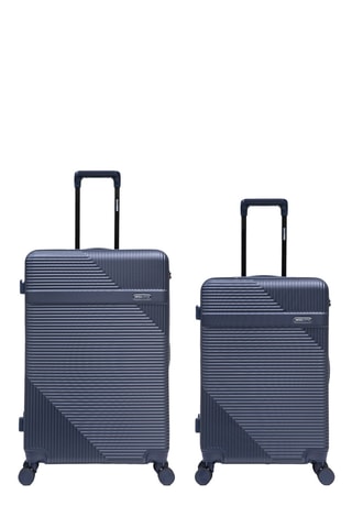 Maleta mediana y maleta grande Wohlen (M/L) - 66,5/75,5 cm - Azul oscuro