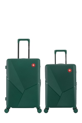 Maleta de cabina y maleta mediana Fribourg (S/M) - 59/66 cm - Verde oscuro