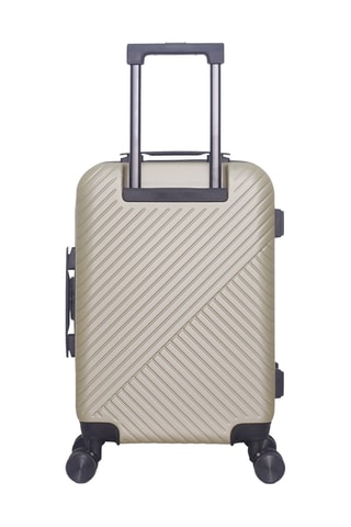 Juego de 2 maletas y vanity Spiez (XXS/L/K) - 46/75/23 cm - Beige