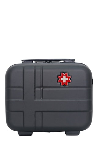 Vanity Uster K - 23 cm  - Negro, rojo y plateado