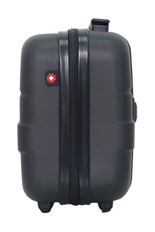 Vanity Uster K - 23 cm  - Negro, rojo y plateado
