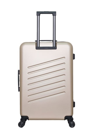 Maleta grande (L) Zurich - 75 cm  - Blanco, negro, beige y rojo