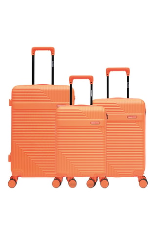 Juego de 3 maletas Wohlen (XS/S/M) - 52/56/66,5 cm - Naranja