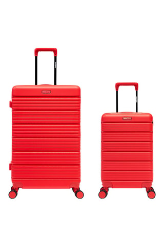 Maleta de cabina y maleta grande Lugano (S/L) - 55,5/74,5 cm - Rojo