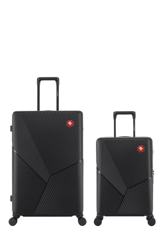 Maleta de cabina y maleta grande Fribourg (S/L) - 59/76 cm - Negro