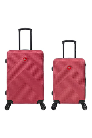 Maleta de cabina y maleta mediana Olten (S/M) - 57/67 cm - Burdeos