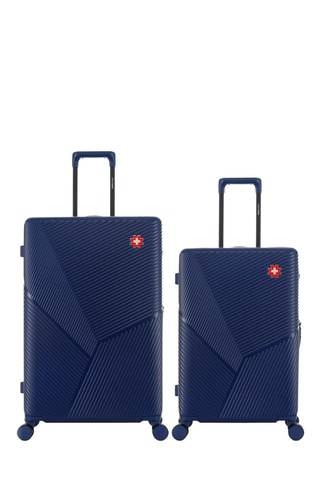 Maleta mediana y maleta grande Fribourg (M/L) - 66/76 cm - Azul oscuro