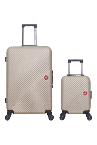 Maleta XXS y maleta grande Spiez (XXS/L) - 46/75 cm - Beige